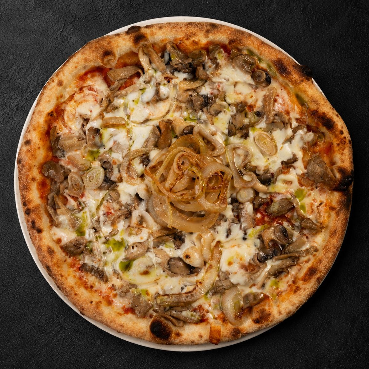 Karışık Mantarlı Pizza